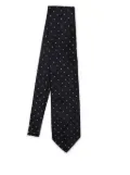 Destin patterned-jacquard tie - Blue