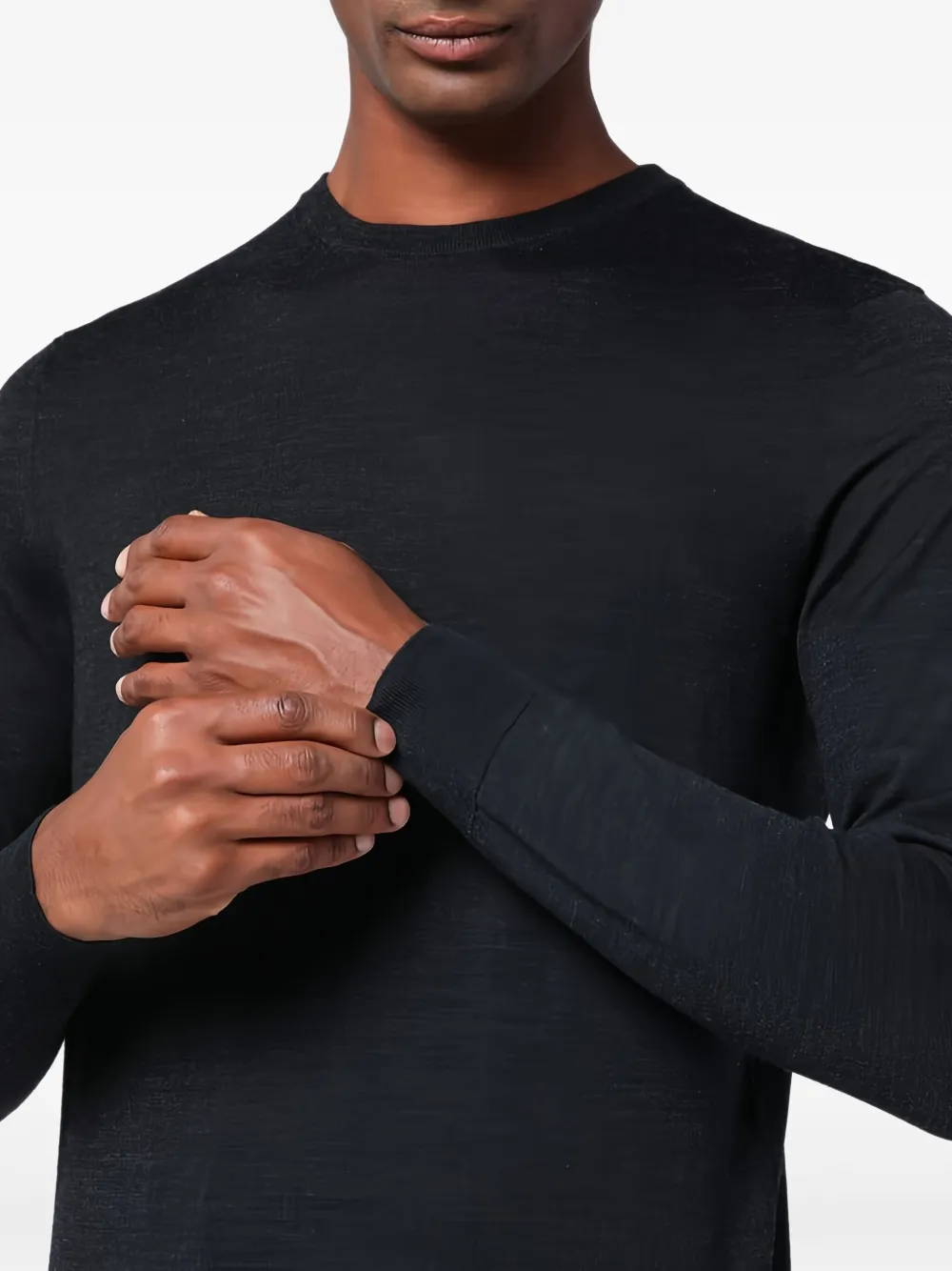 Drumohr Trui van merinowol Grijs