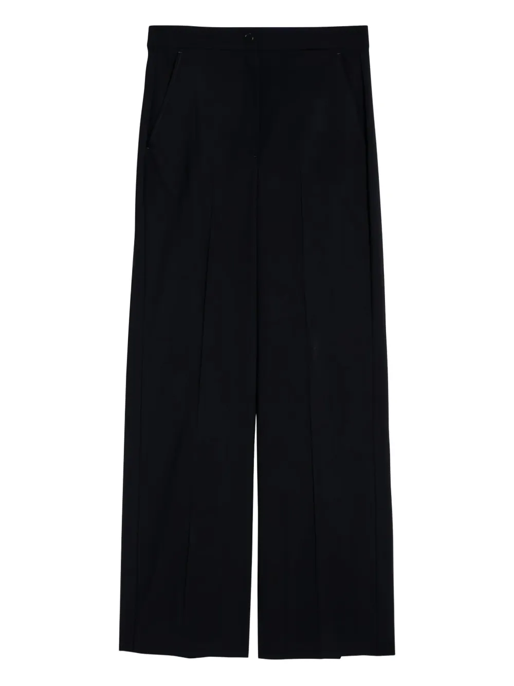 Department Five Wool-blend Tailored Pants In Black