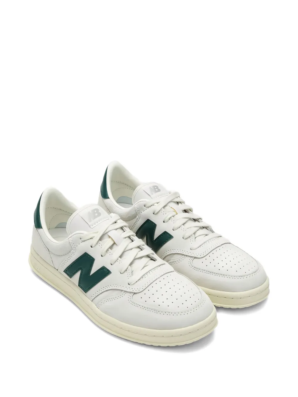 New Balance T500 leren sneakers Wit