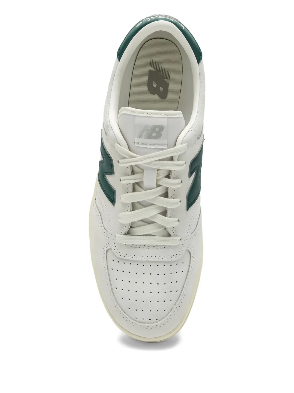 New Balance T500 leren sneakers Wit