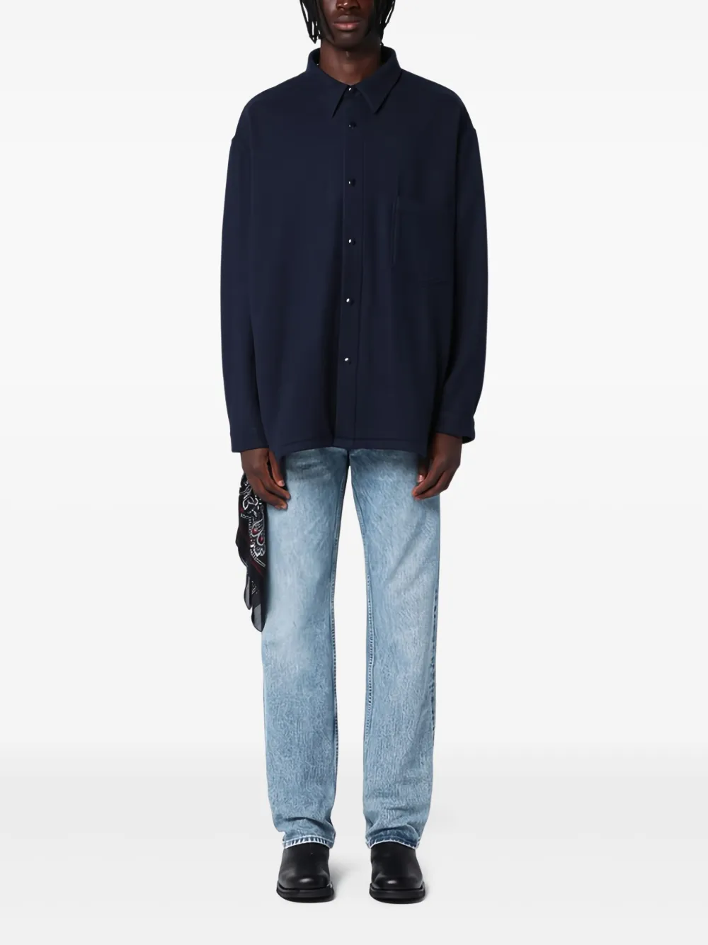 Destin camisa con bolsillos | azul | Image 1