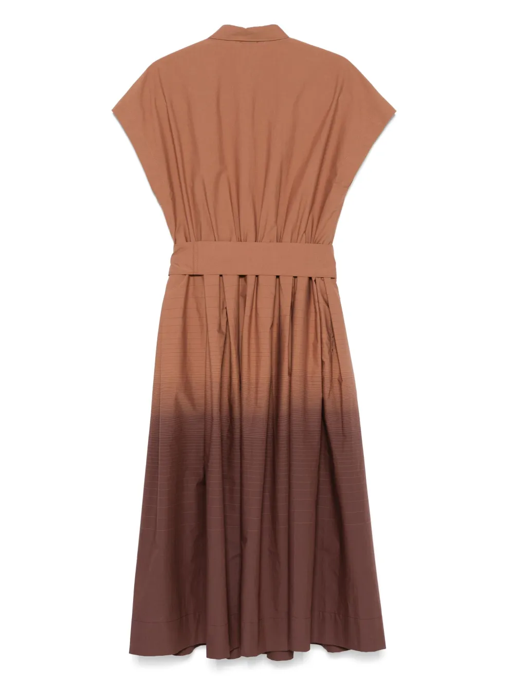 Sara Roka Laurence midi-jurk - Bruin