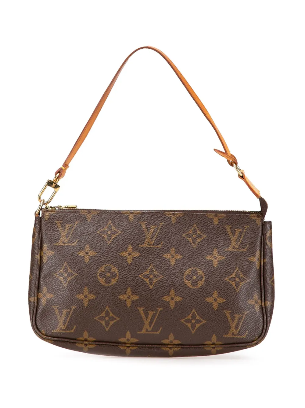 Louis Vuitton Pre-Owned 2000 モノグラム ポシェット アクセソワール ショルダーバッグ - ブラウン Louis Vuitton Pre-Owned 2000 モノグラム ポシェット アクセソワール ショルダーバッグ - ブラウン