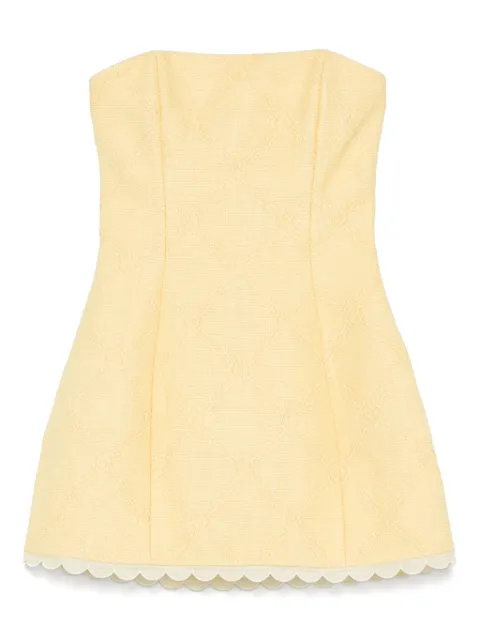 Elisabetta Franchi raffia mini dress