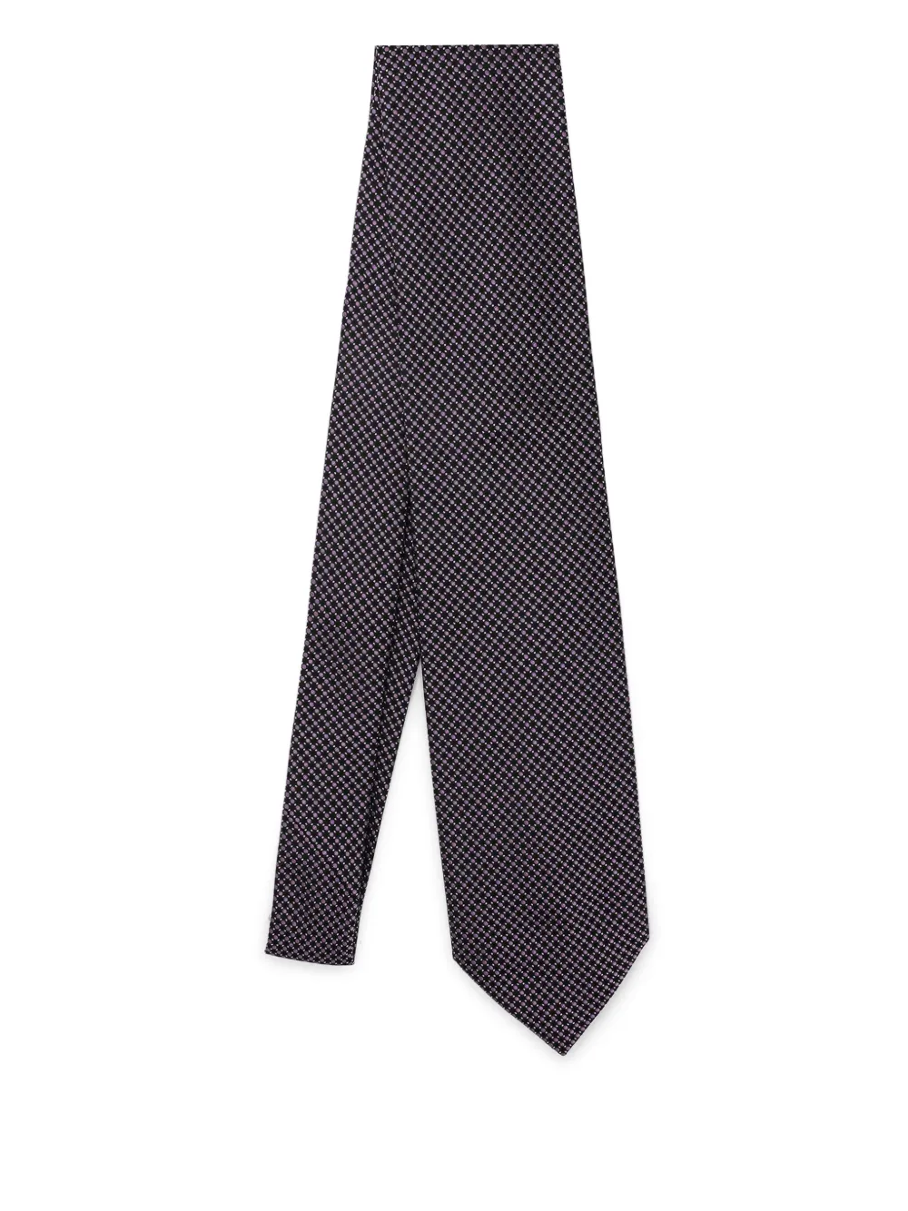 Destin patterned-jacquard tie | Purple | Image 1