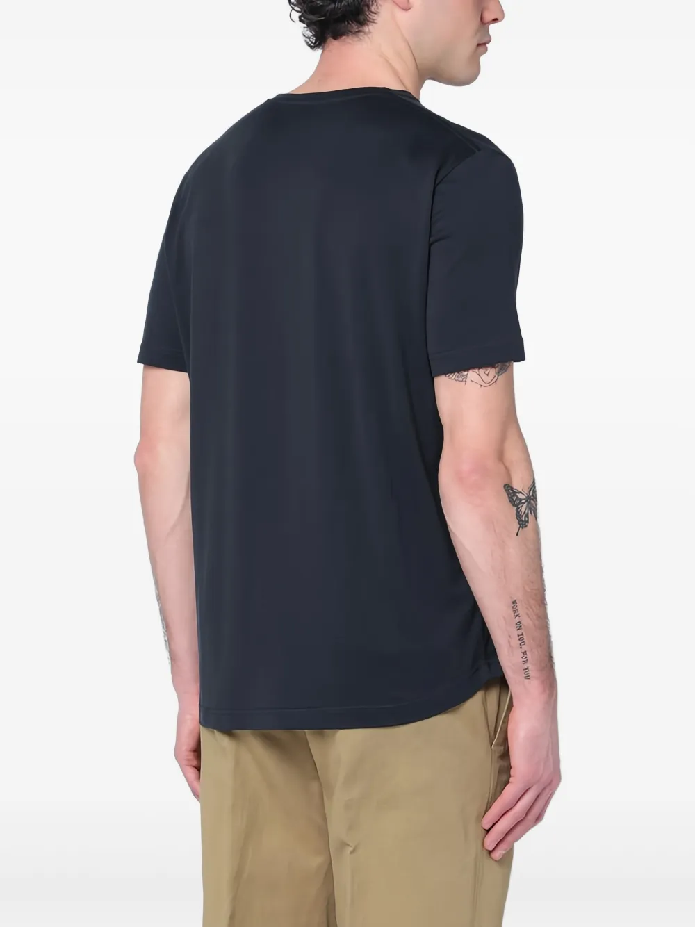Loro Piana T-shirt met ronde hals Blauw