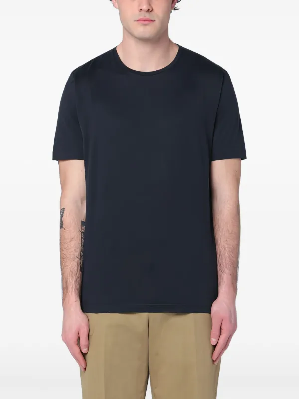 Loro Piana crew-neck t-shirt | Blue | FARFETCH