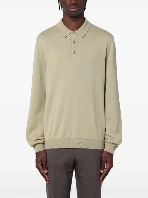 Loro Piana Cashmere Polo Shirt Neutrals FARFETCH NZ