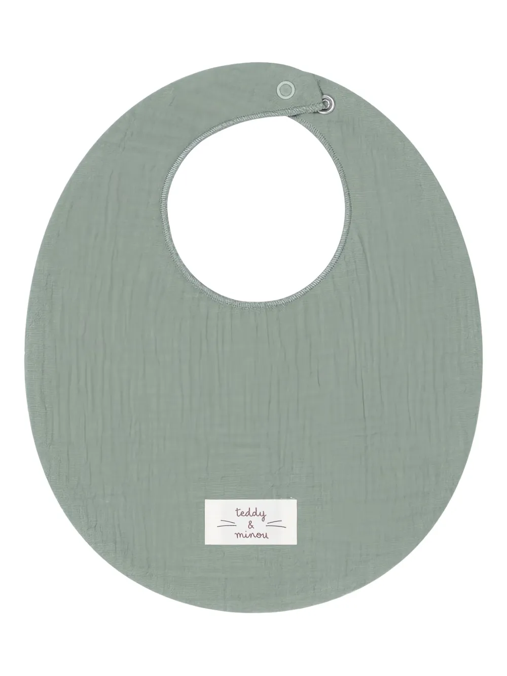 TEDDY & MINOU double-layered muslin bib - グリーン TEDDY & MINOU double-layered muslin bib - グリーン