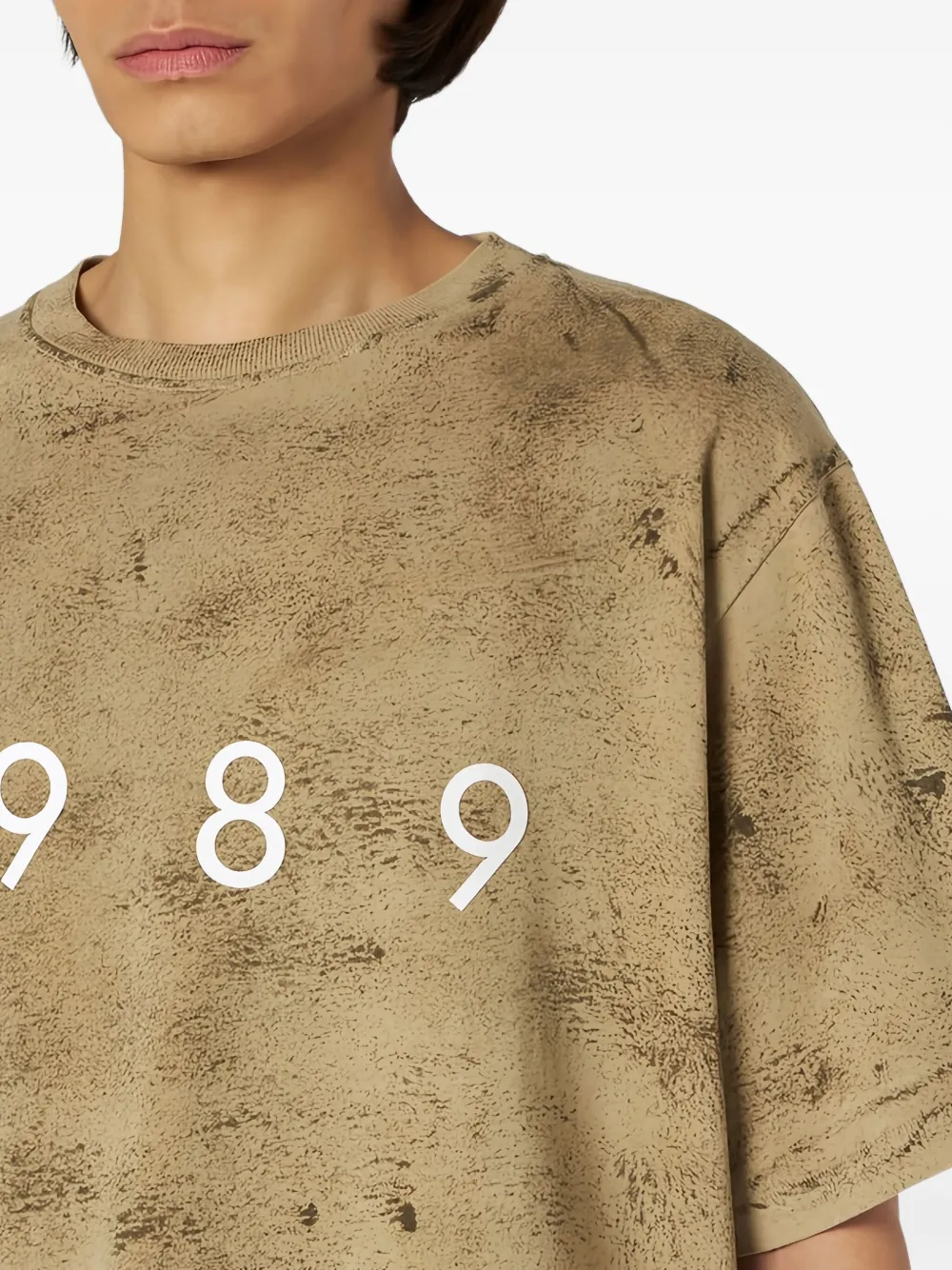 1989 STUDIO Katoenen T-shirt Beige
