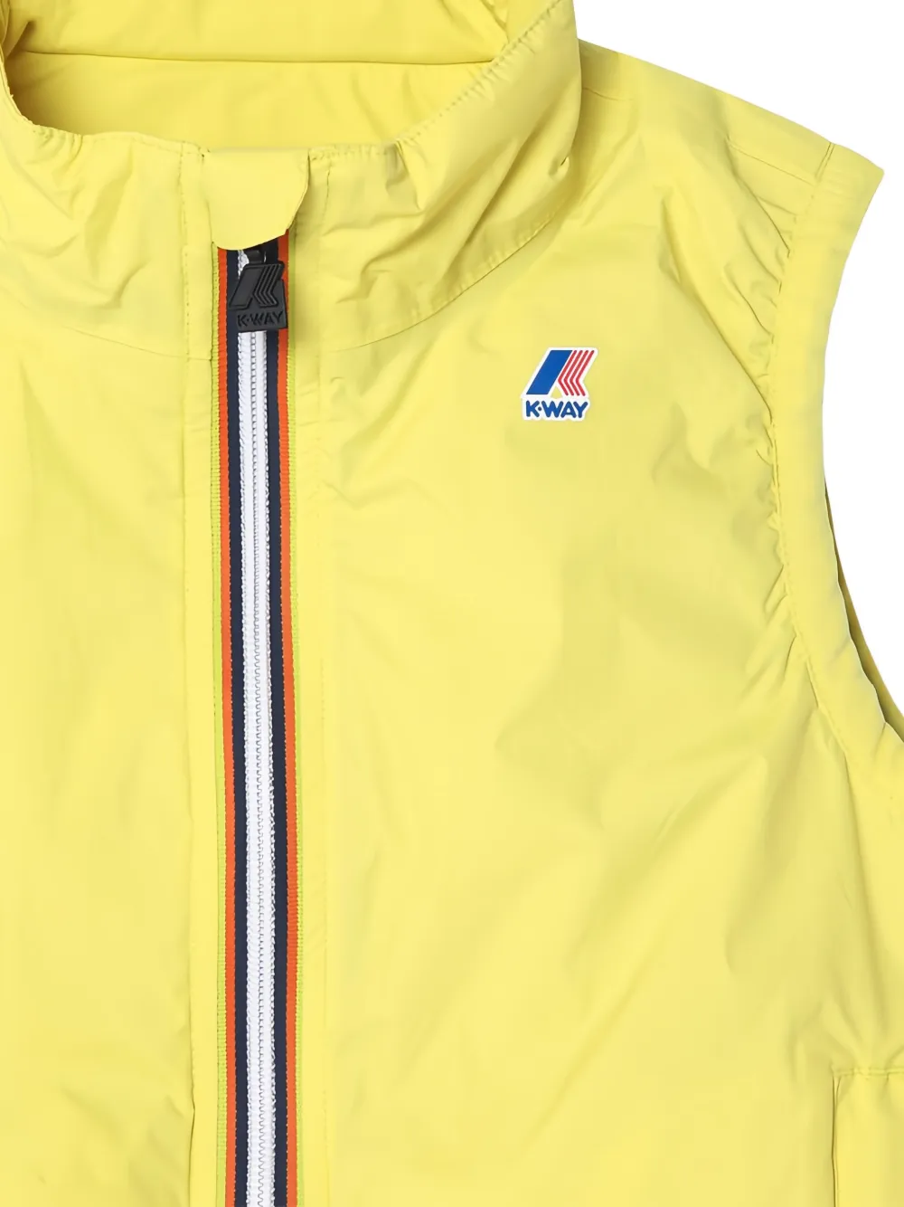 K Way Kids Gilet met logo Geel