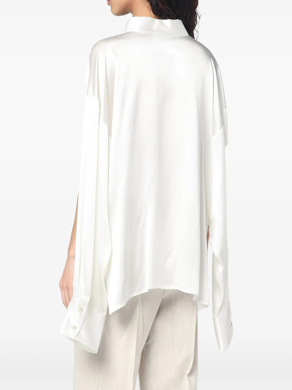 Erika Cavallini Elsa blouse Wit