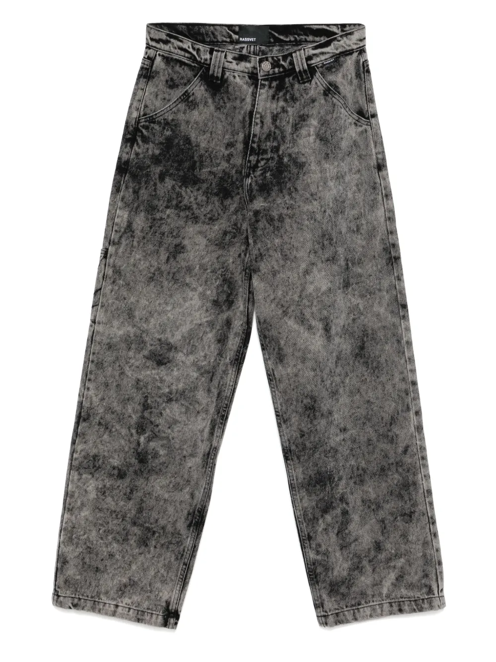 RASSVET stonewashed jeans | Black | Image 1