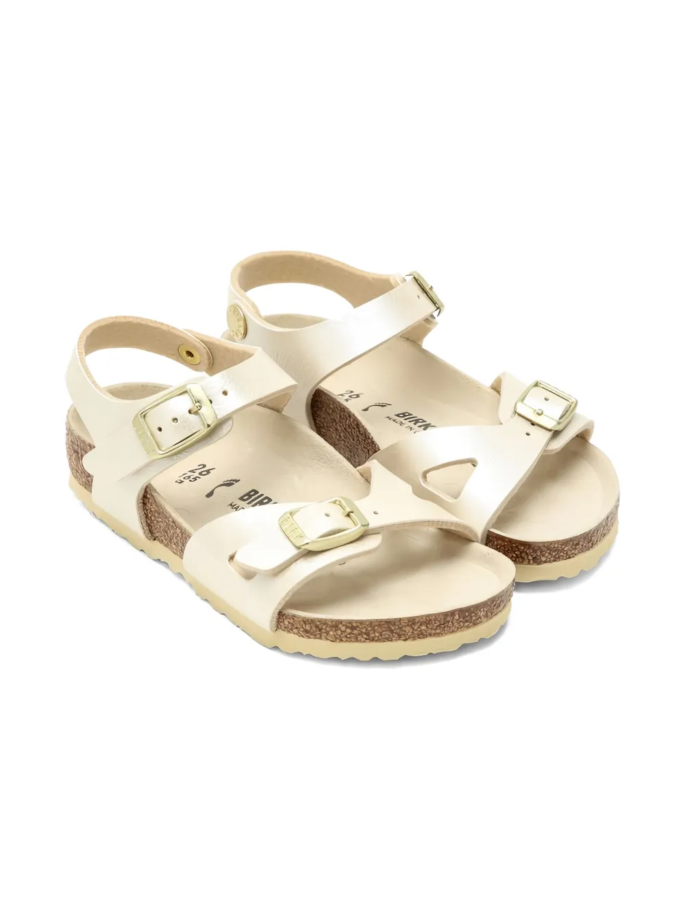Birkenstock Kids Rio サンダル - ホワイト Birkenstock Kids Rio サンダル - ホワイト