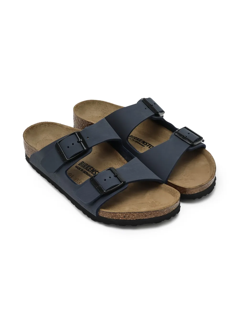Birkenstock Kids Arizona double-buckle sandals Blue