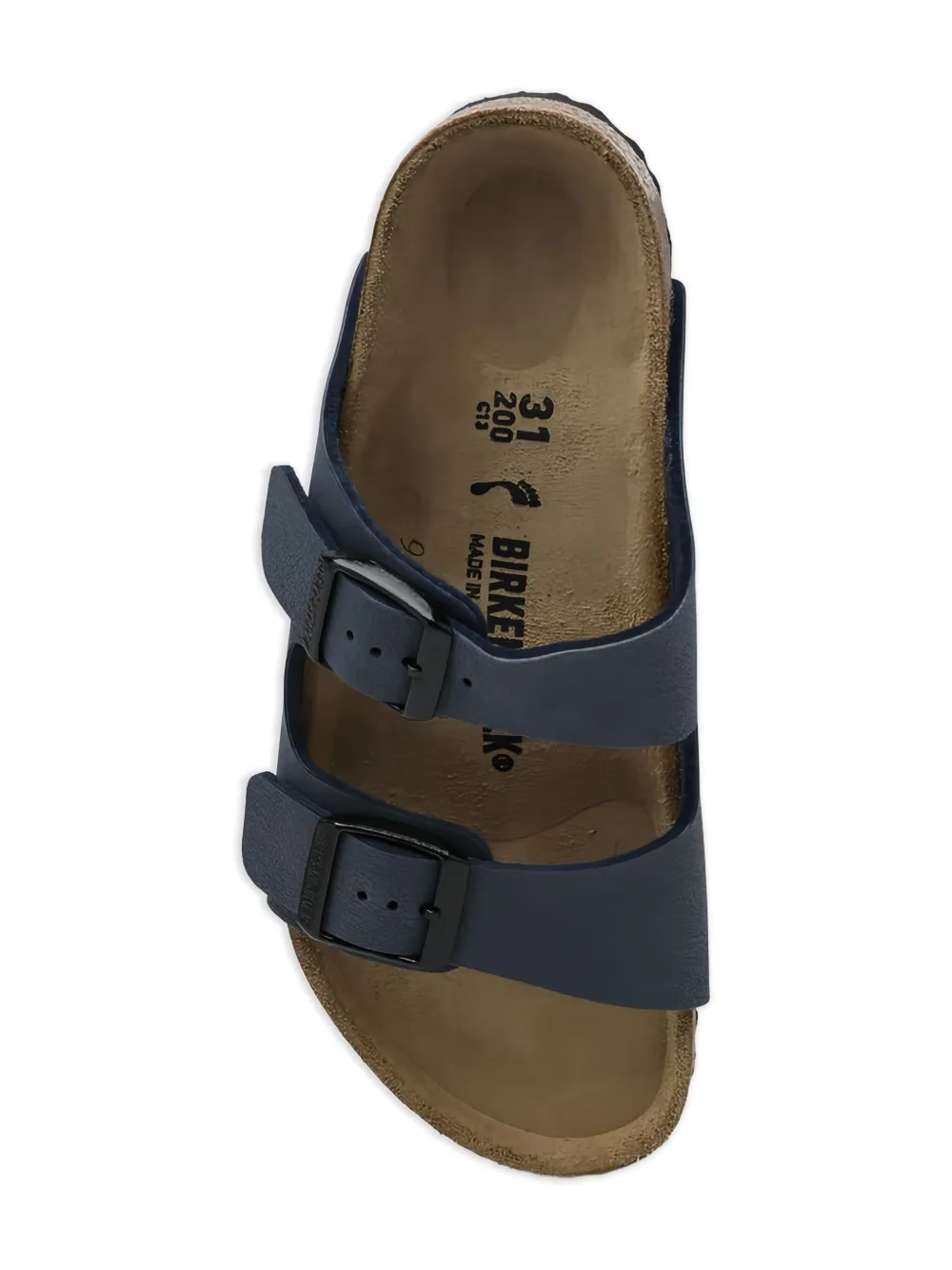 Birkenstock Kids Arizona double-buckle sandals Blue