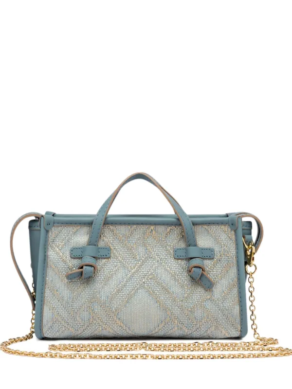 GIANNI CHIARINI Borsa Tote Marcella Joy Blu FARFETCH IT