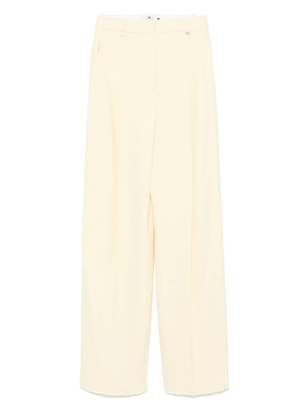 Elisabetta Franchi pleated trousers | Yellow | Image 1