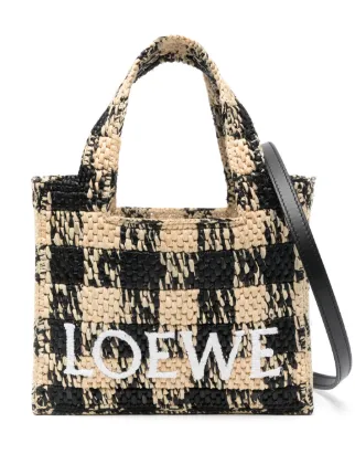 LOEWE ロエベ フォント トートバッグ ミニ | ニュートラル | FARFETCH JP