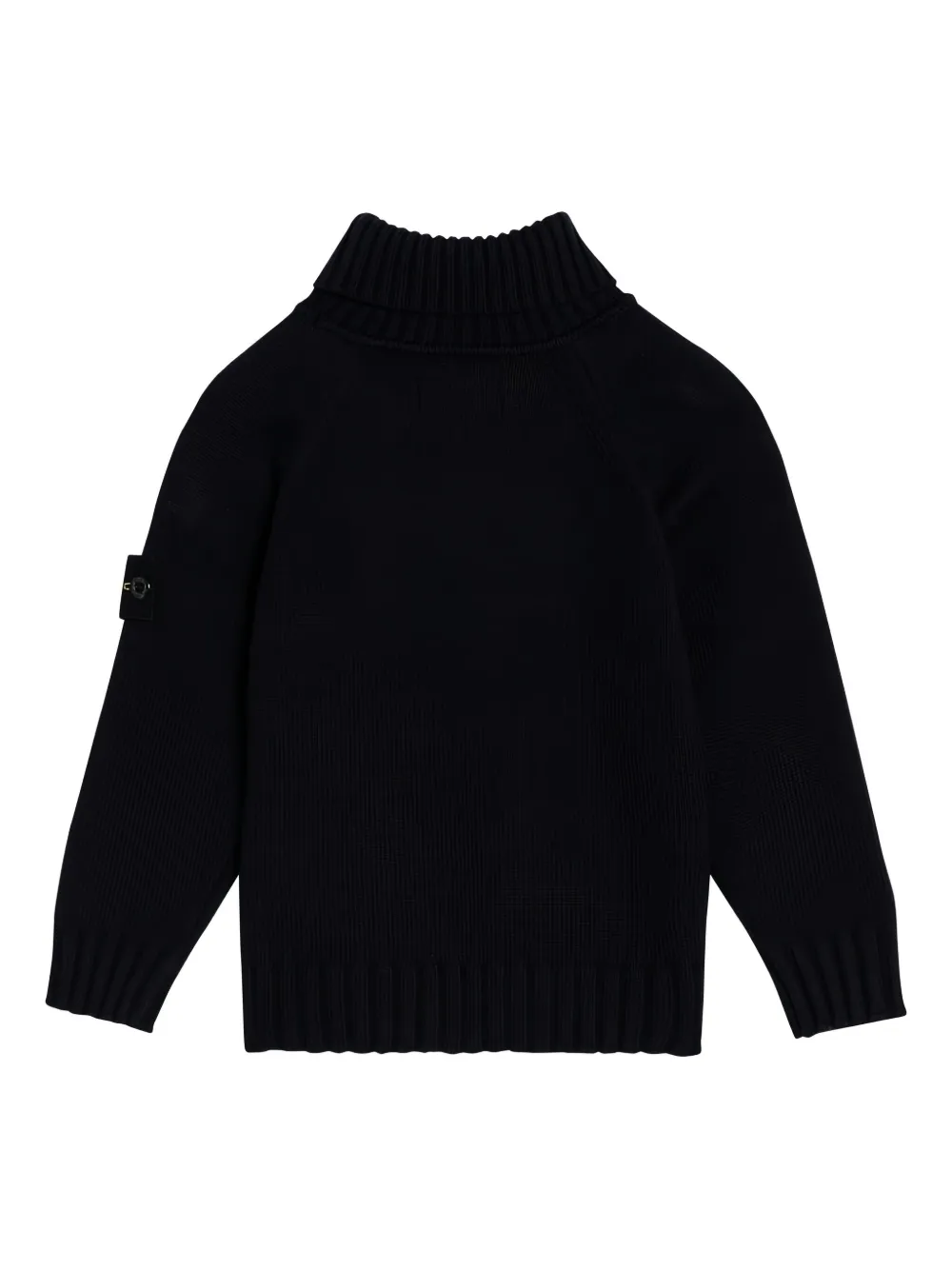 Stone Island Junior Coltrui met Compass-logopatch Zwart