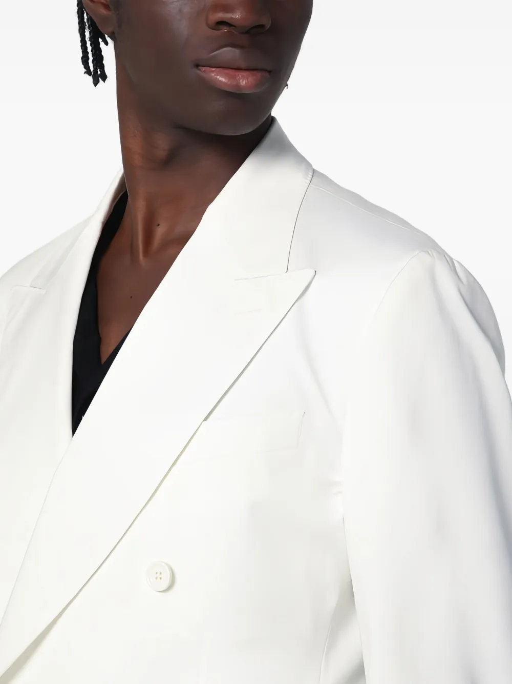 Dolce & Gabbana Blazer met dubbele rij knopen Wit