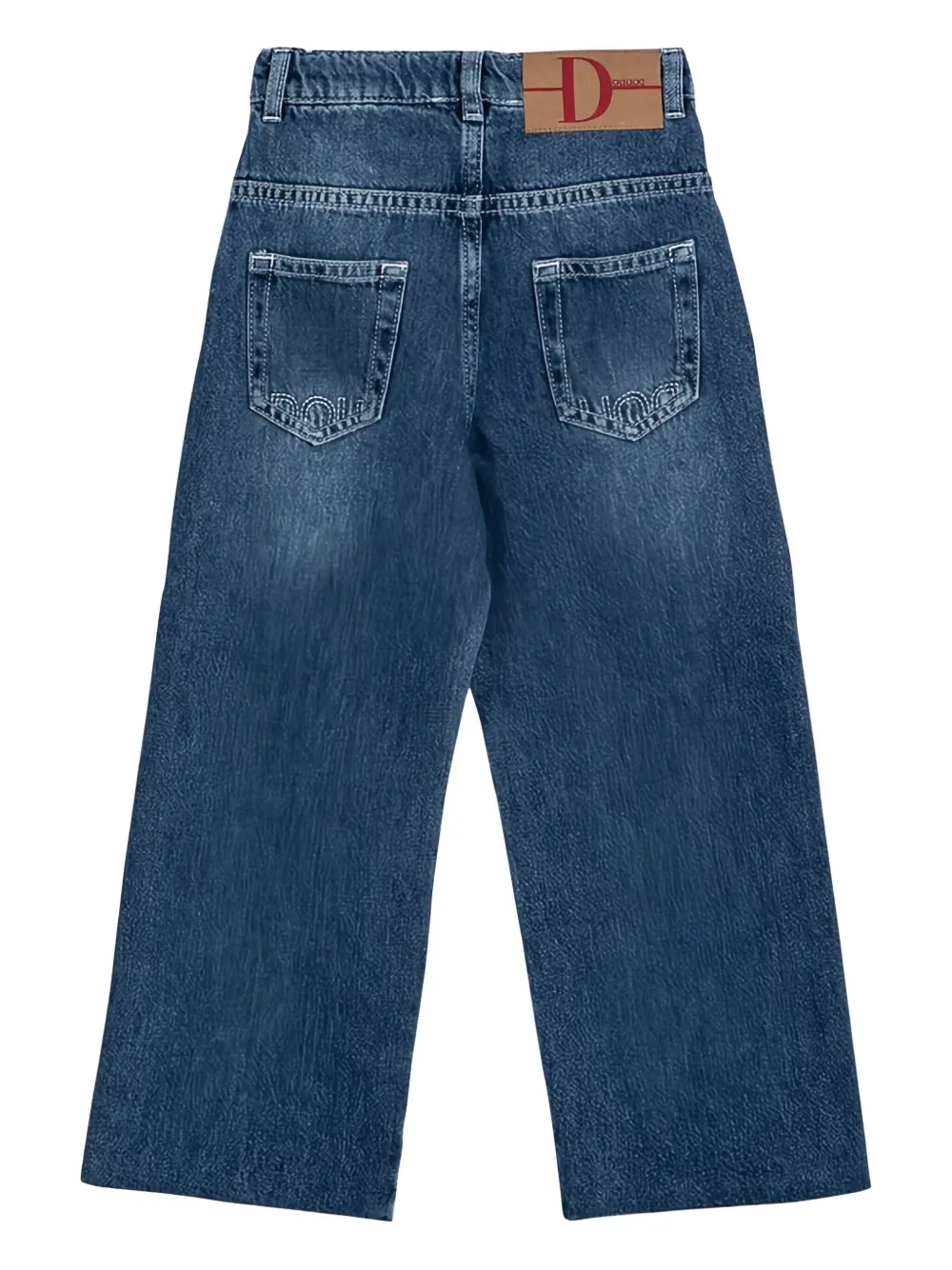Douuod Kids Jeans met wijde pijpen Blauw