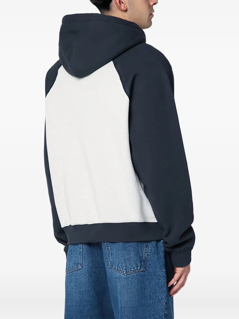Brain Dead Fleece hoodie met logo Grijs