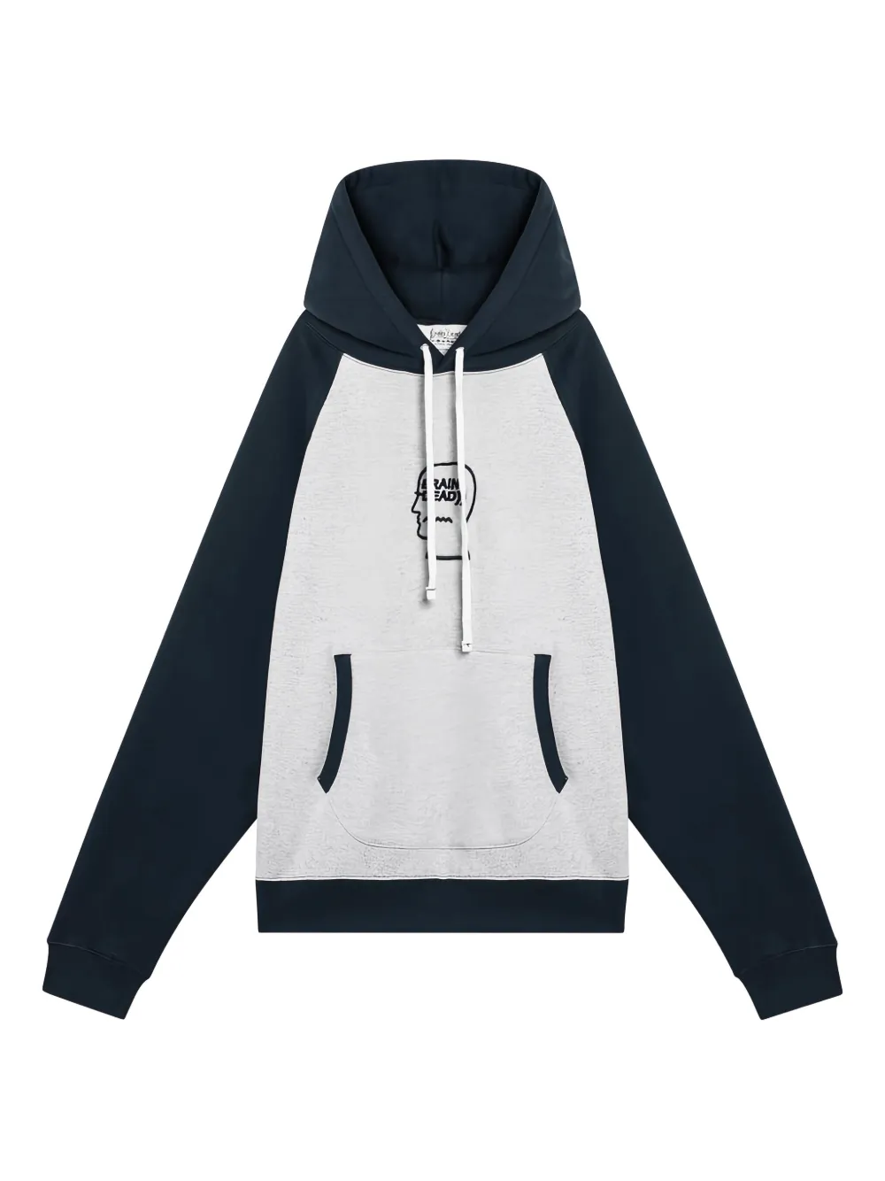 Brain Dead Logo Head フリースパーカー - グレー Brain Dead Logo Head フリースパーカー - グレー