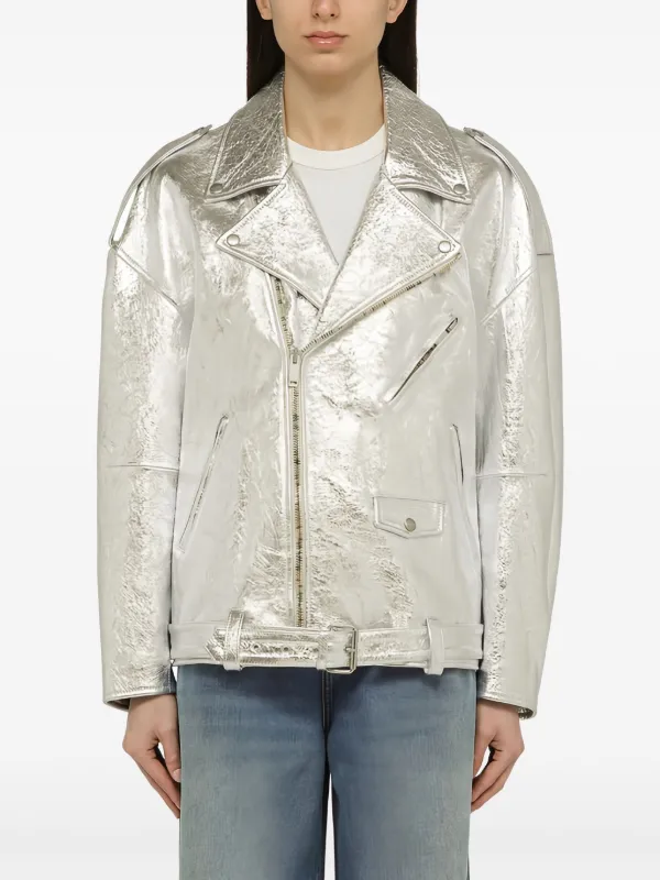 ジャケット HALFBOY Silver leather jacket 29668118_58782735_600.jpg