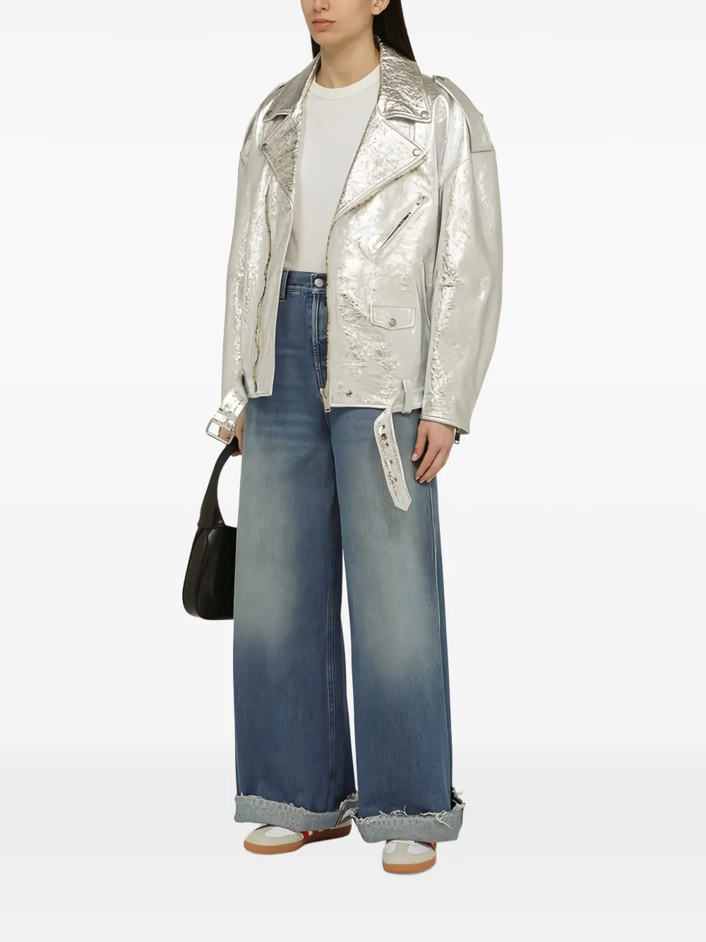 Halfboy leather biker jacket | Biker Jackets | Image 2