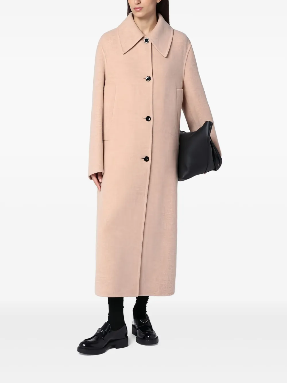 Jil Sander felted coat | Single Breasted Coats | Image 2