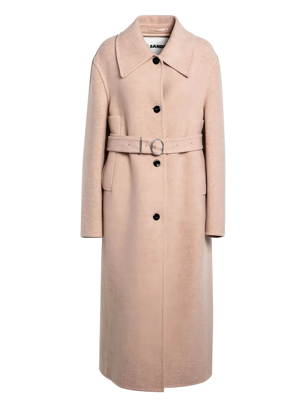 Jil Sander Vilten jas Roze