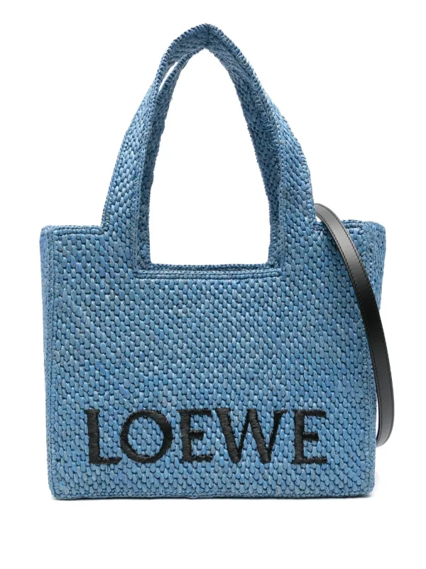LOEWE Loewe Font ハンドバッグ M | ブルー | FARFETCH JP