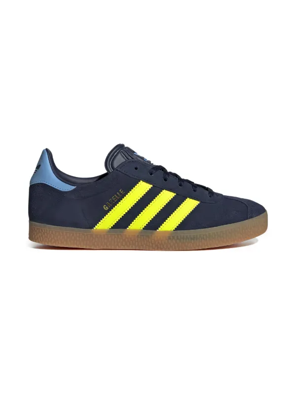 Adidas Kids Gazelle three-stripe Suede Sneakers | Blue | FARFETCH Adidas Kids Gazelle three-stripe Suede Sneakers | Blue | FARFETCH