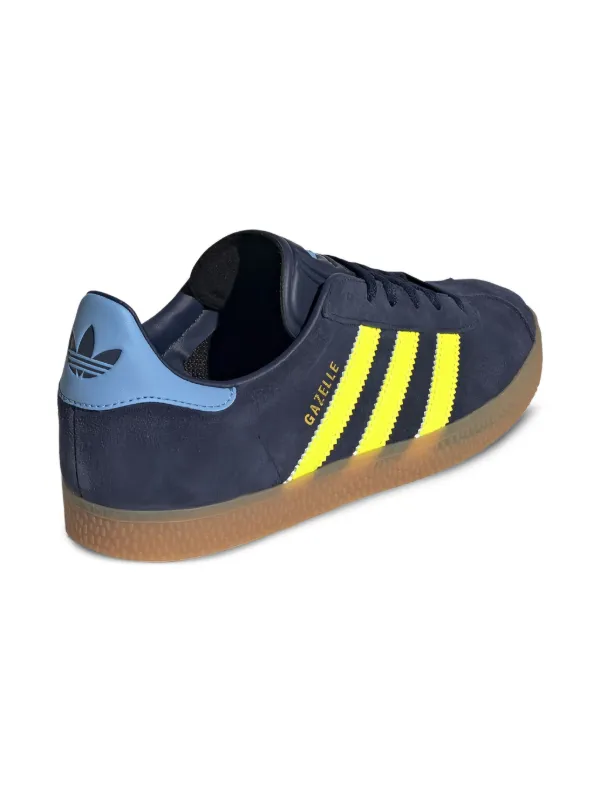 Adidas Kids Gazelle three-stripe Suede Sneakers | Blue | FARFETCH