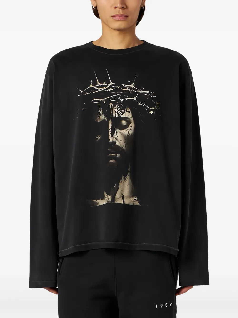 1989 STUDIO Katoenen T-shirt Zwart