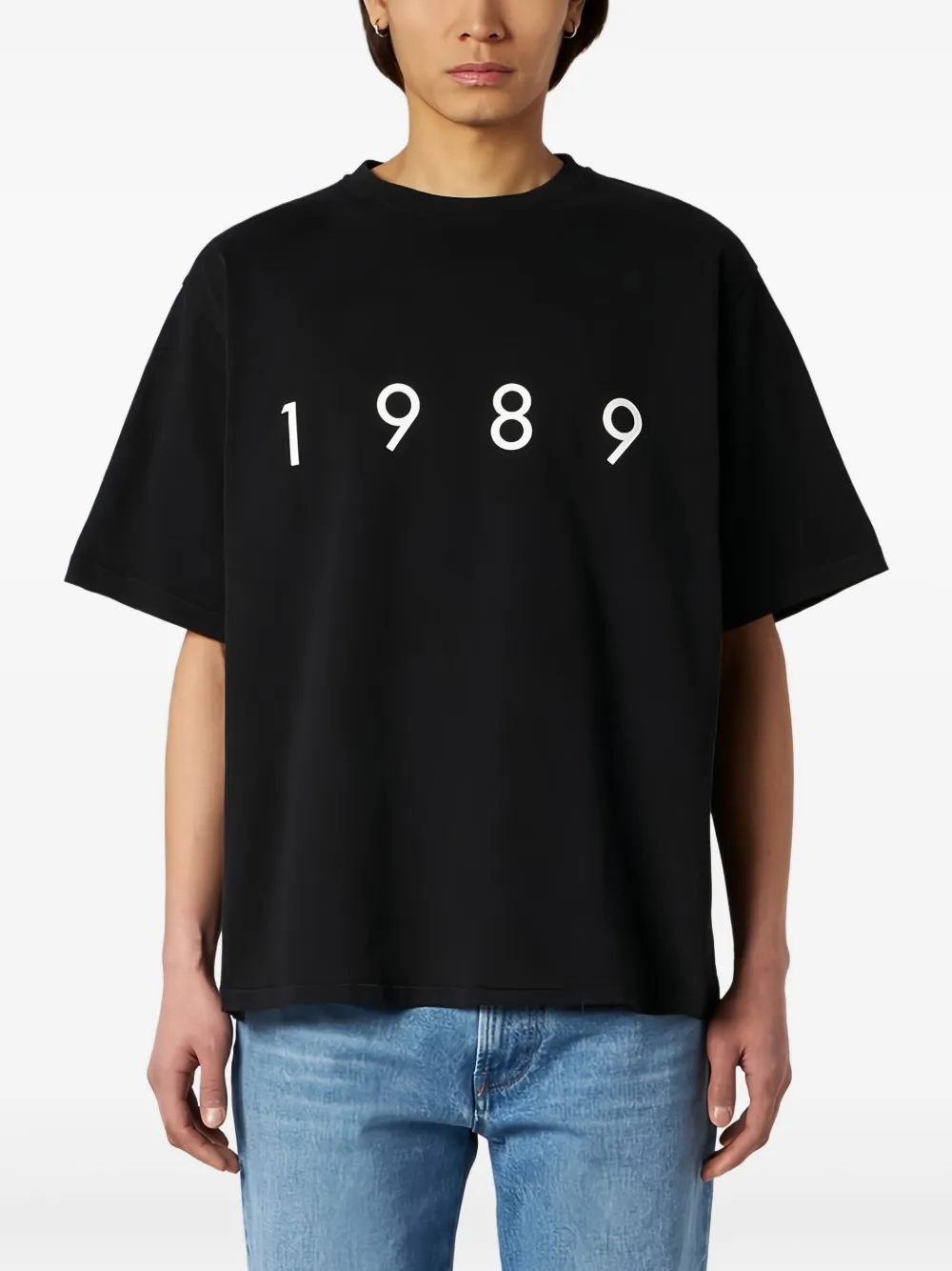 1989 STUDIO Katoenen T-shirt Zwart