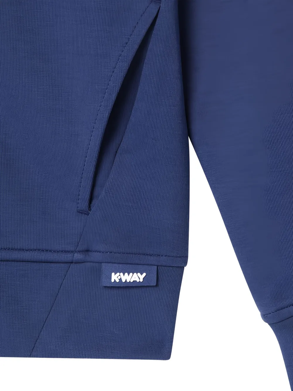 K Way Kids Hoodie met logo Blauw