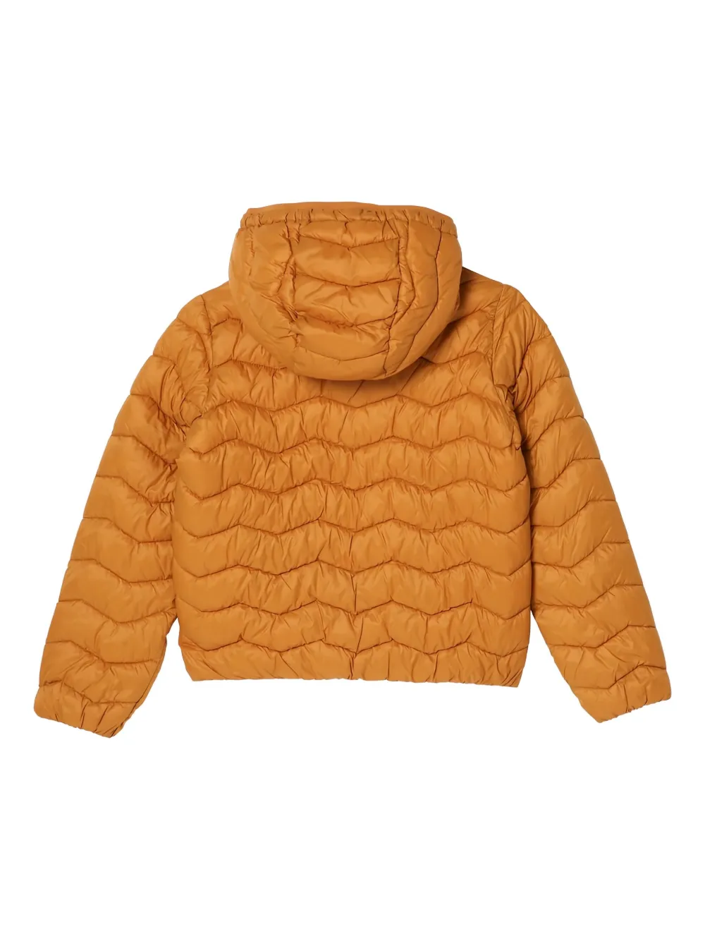 K Way Kids Gewatteerd jack met logopatch Geel