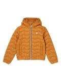 K Way Kids lofo-patch padded jacket - Yellow