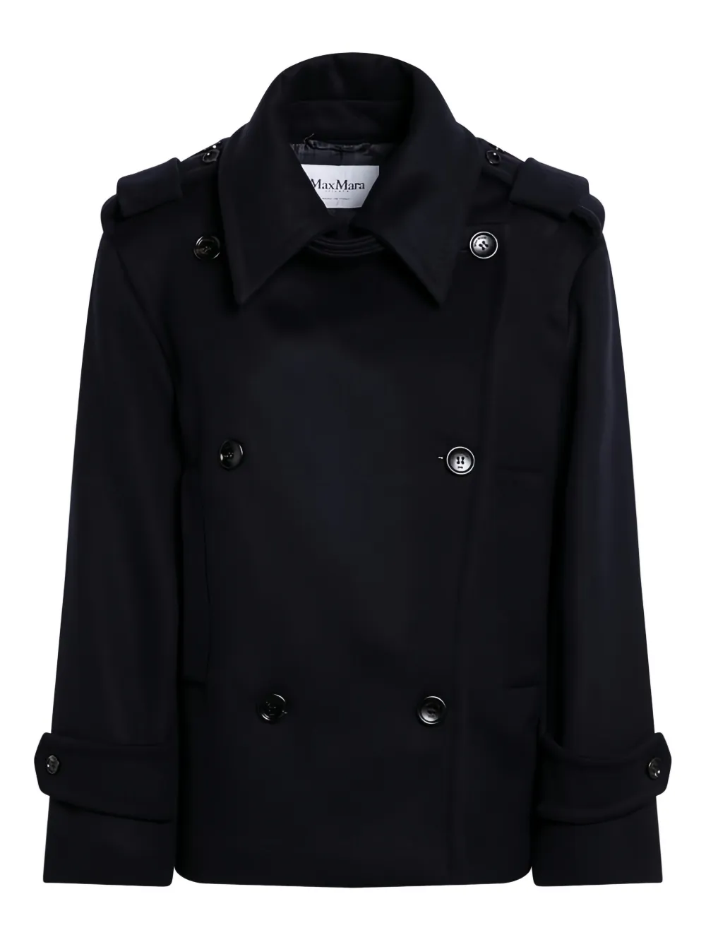 Max Mara chamarra con doble botonadura | negro | Image 1