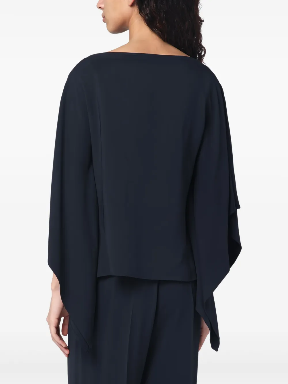 Erika Cavallini Blouse met boothals Blauw