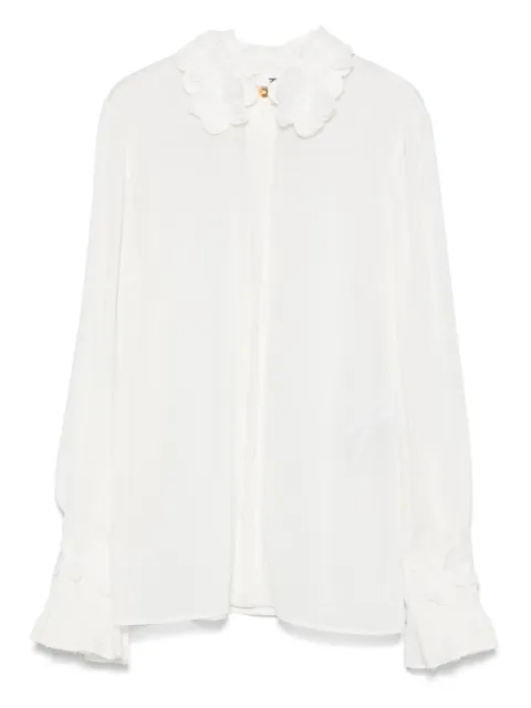 Elisabetta Franchi camisa con bordado floral