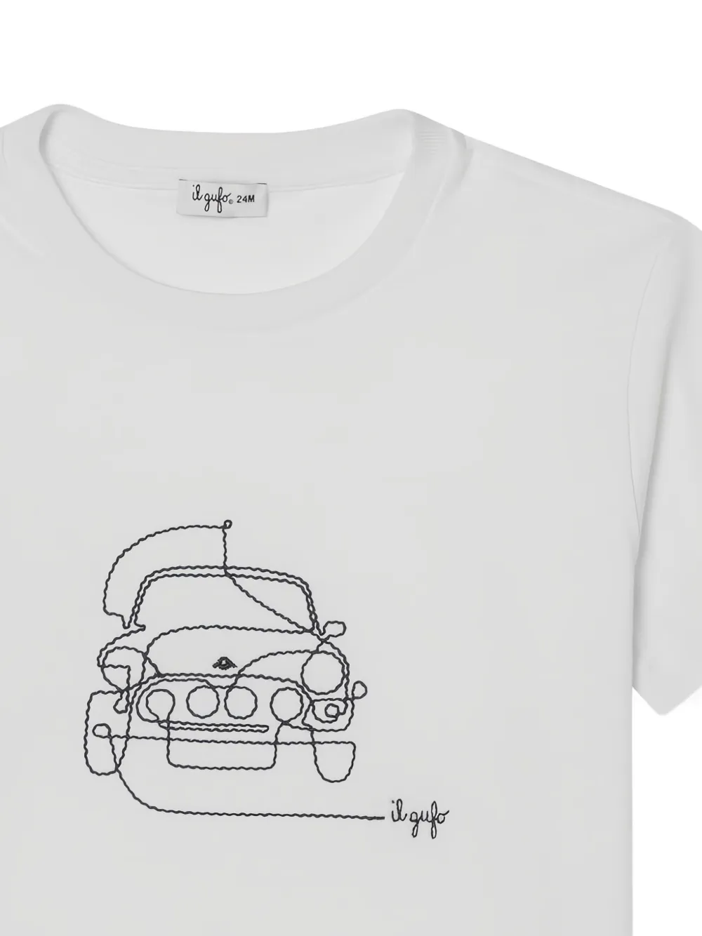 Il Gufo Katoenen T-shirt Wit