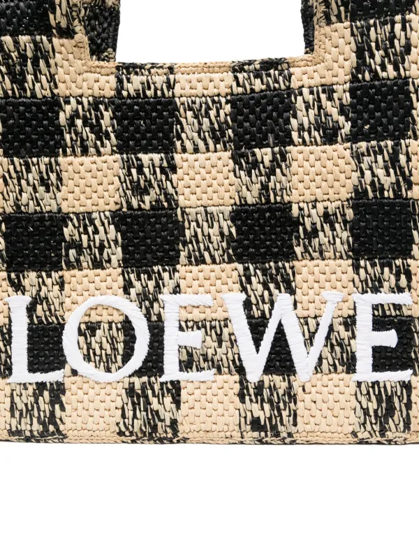 LOEWE Large Loewe Font Tote Bag | Neutrals | FARFETCH