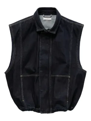 LEMAIRE ノーカラーベスト | ブラック | FARFETCH JP