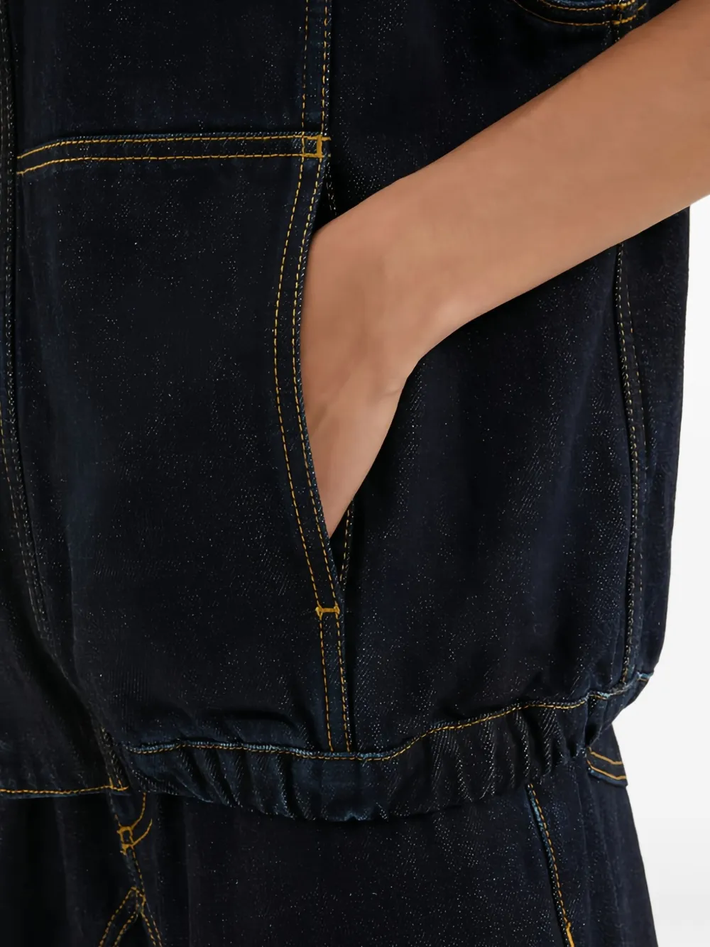 1989 STUDIO Denim gilet Blauw