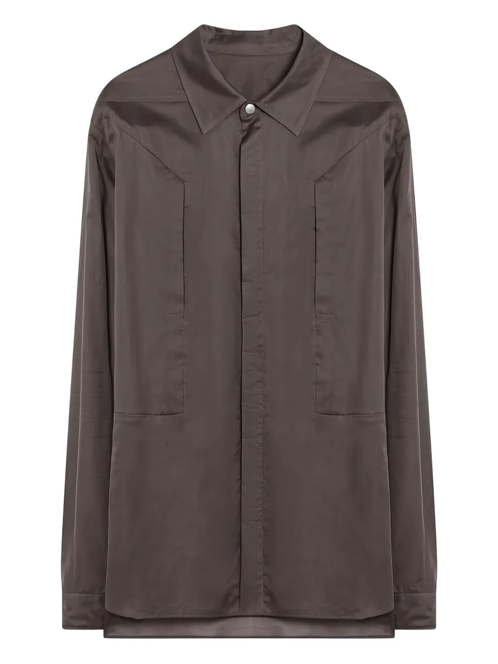Rick Owens Overhemd met lange mouwen Grijs