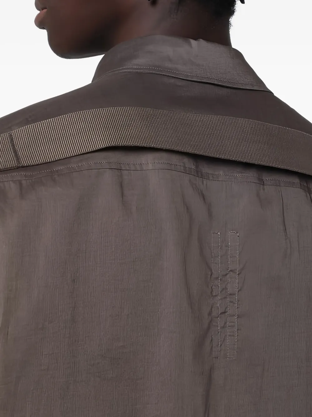 Rick Owens Overhemd met lange mouwen Grijs